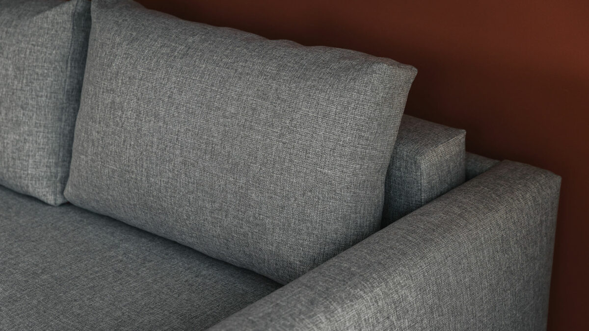 compact sofabed cushion detail