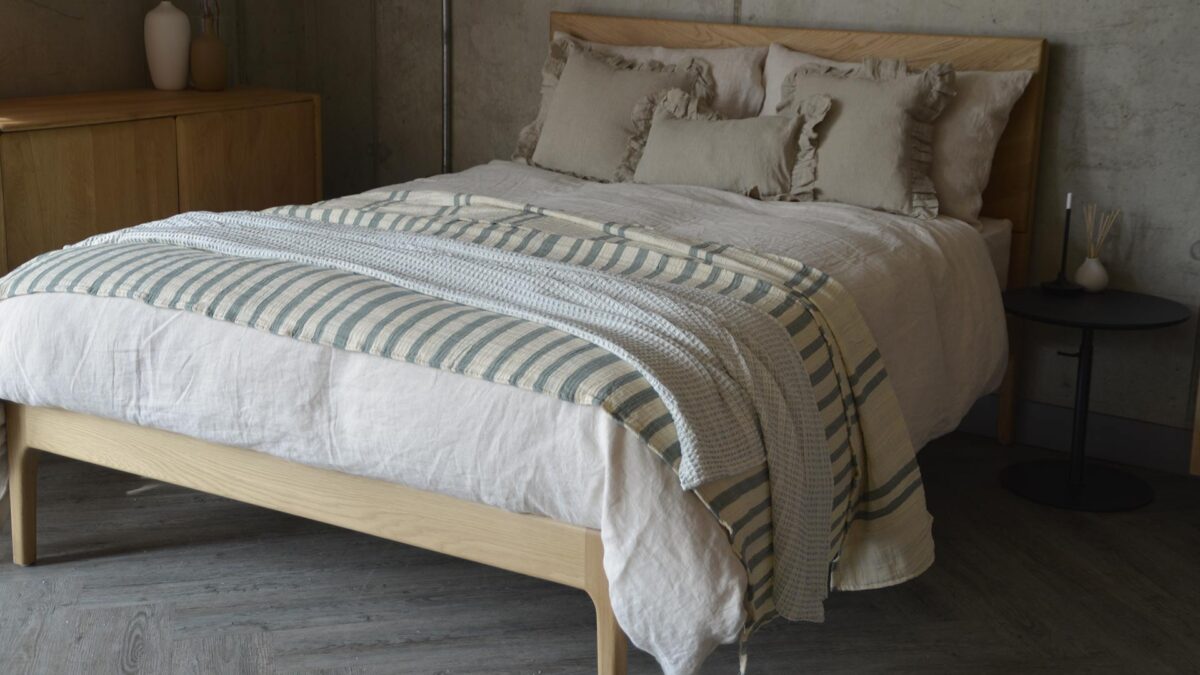 Relaxed Stripe Cotton Bedspreads - Image 11