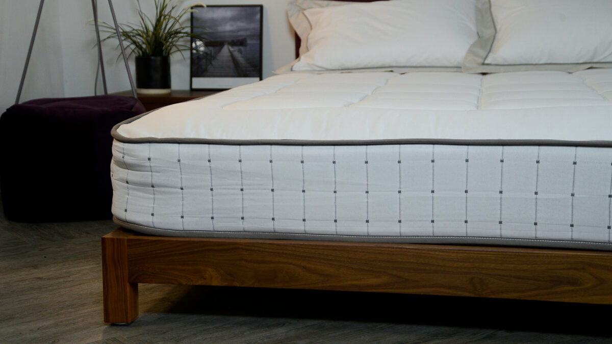 corner shot rolled sprung mattress