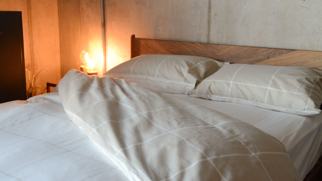 cosy brushed cotton bedding beige and cream