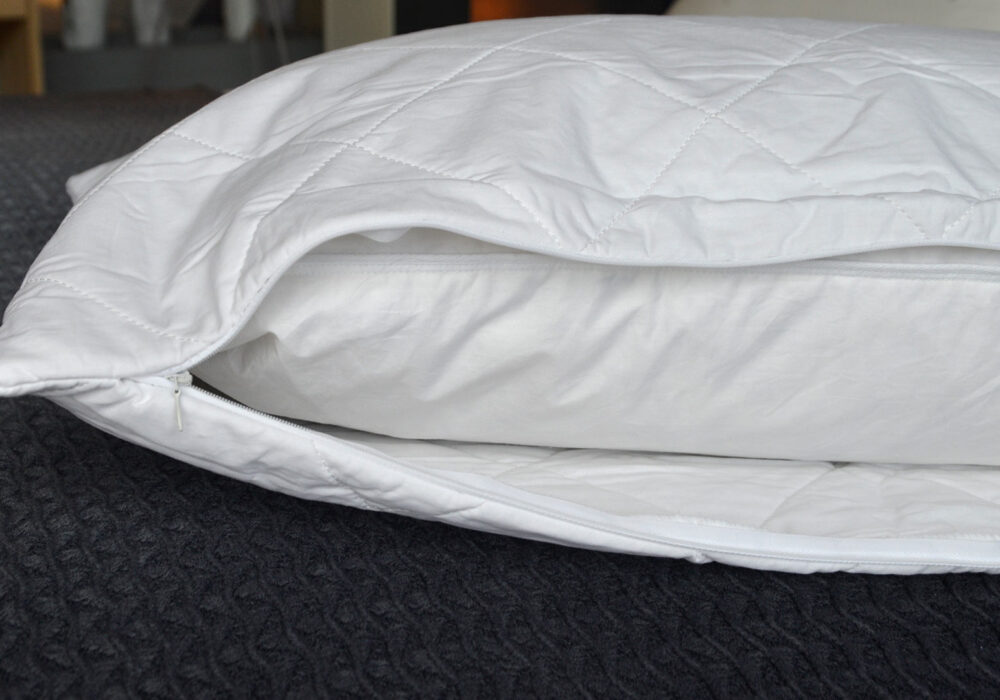 Cotton Filled Pillow Protectors Pillows Natural Bed Company