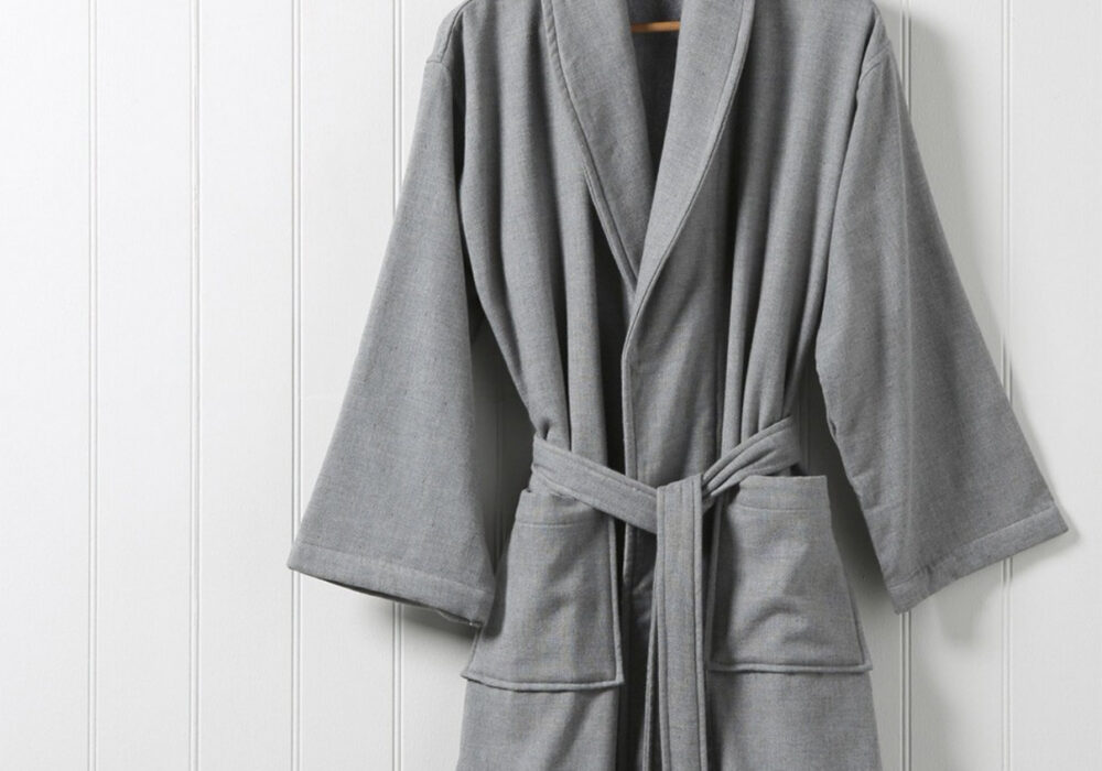 Men's Cotton Towelling Robe Robes Natural Bed Company