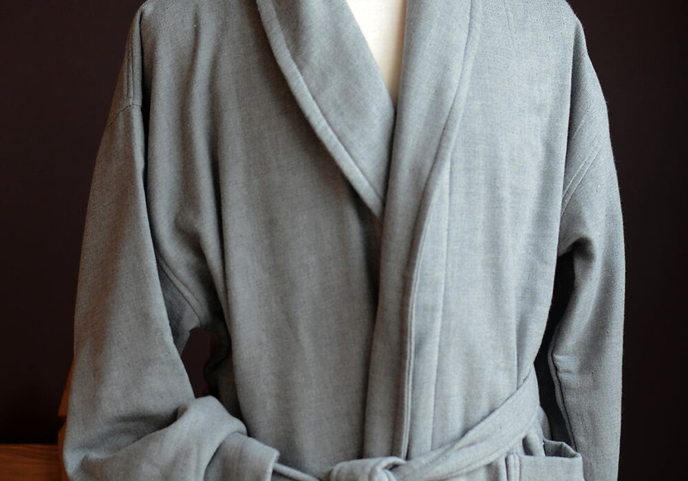 Men's Cotton Towelling Robe Robes Natural Bed Company