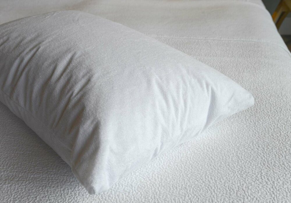 Cotton Waterproof Pillow Protector Natural Bed Company