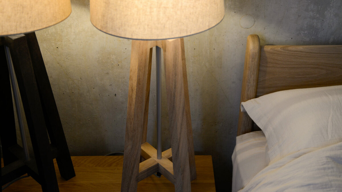 cross lamp base detail