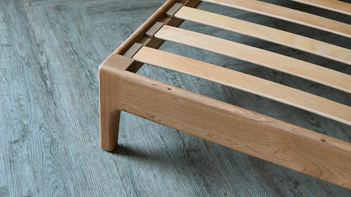 QUICK SHIP Custom Kingsize Cherry Carlisle Bed - Image 8