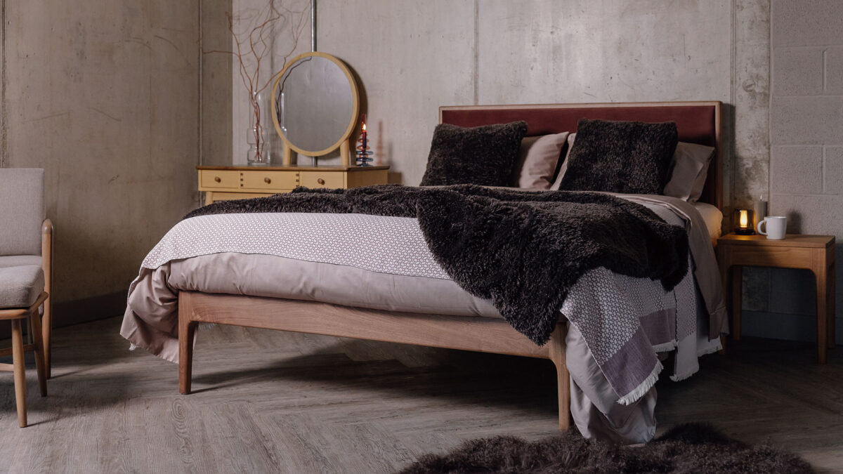 Curly Faux Fur Cushion - Cocoa - Image 5