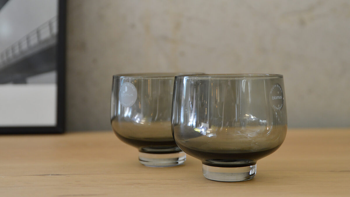 dark smoke wine glasses set