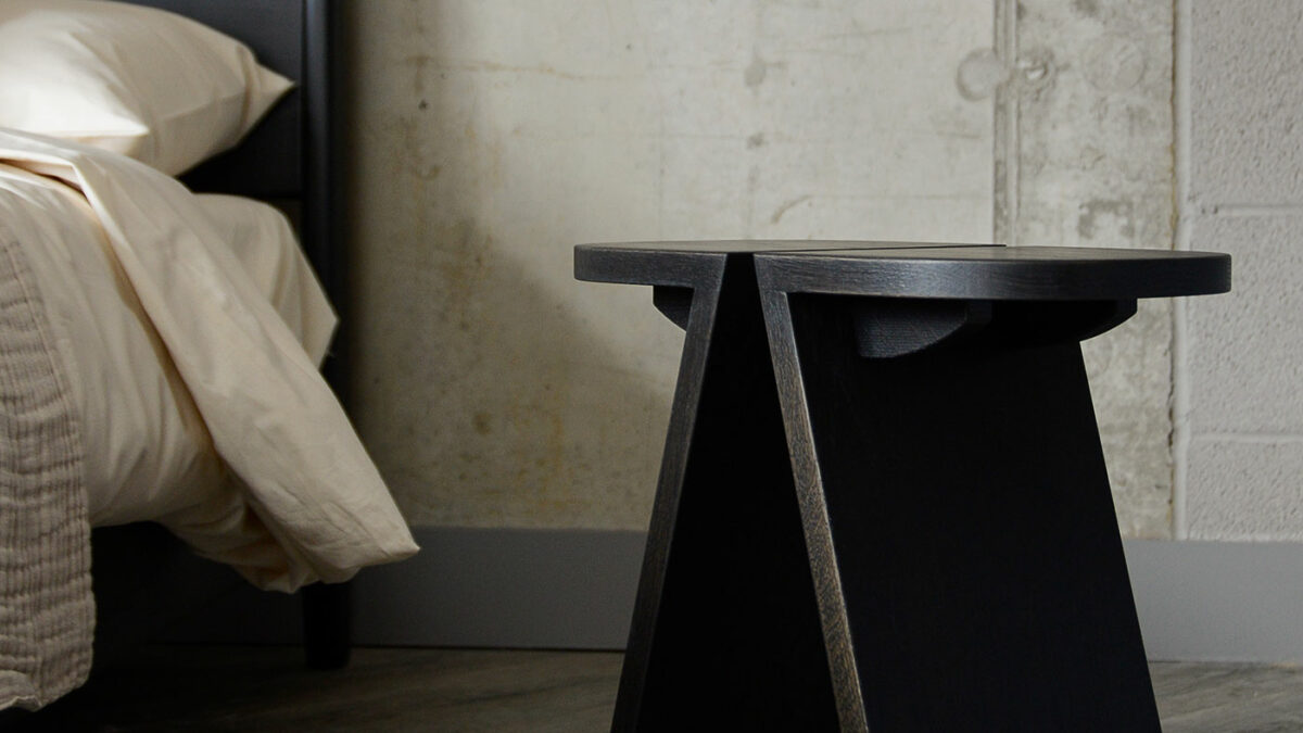 dark stain avio stool table portrait