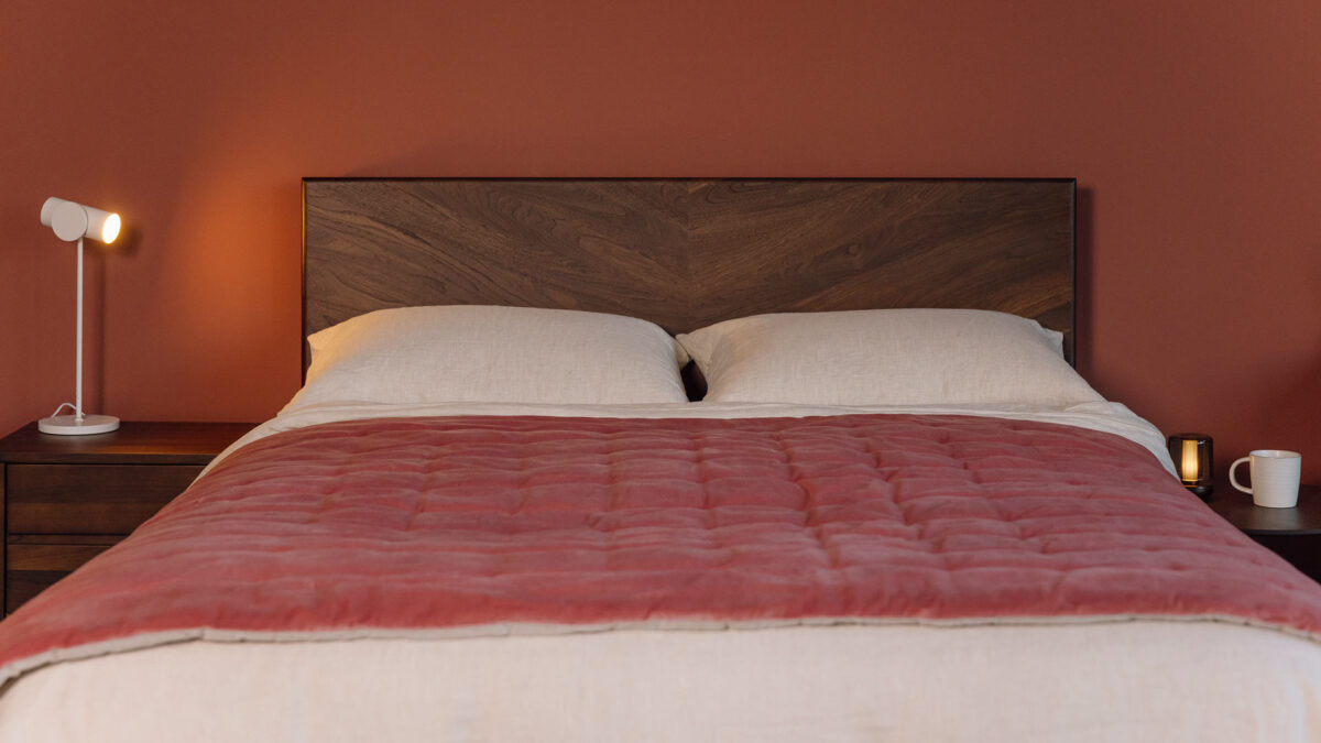 Velvet Reversible Quilt - Vintage Rose