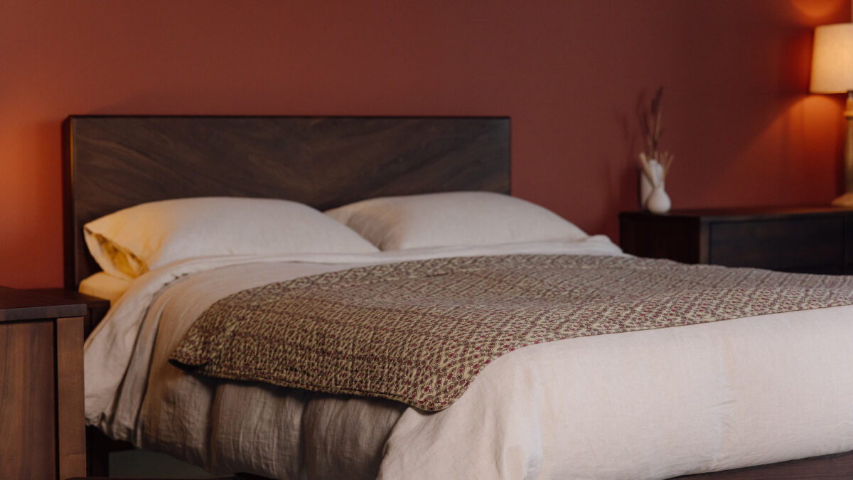 Retro Quilted Throws - Plum & Chocolate - Image 8