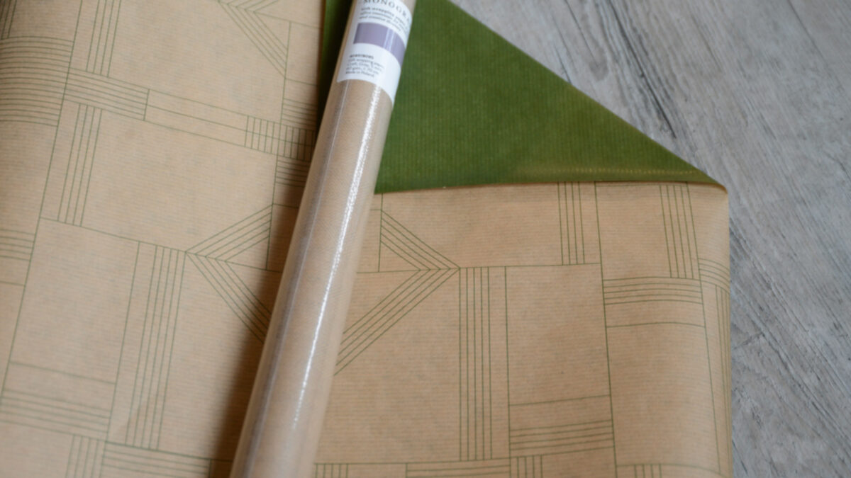 double sided gift wrap set