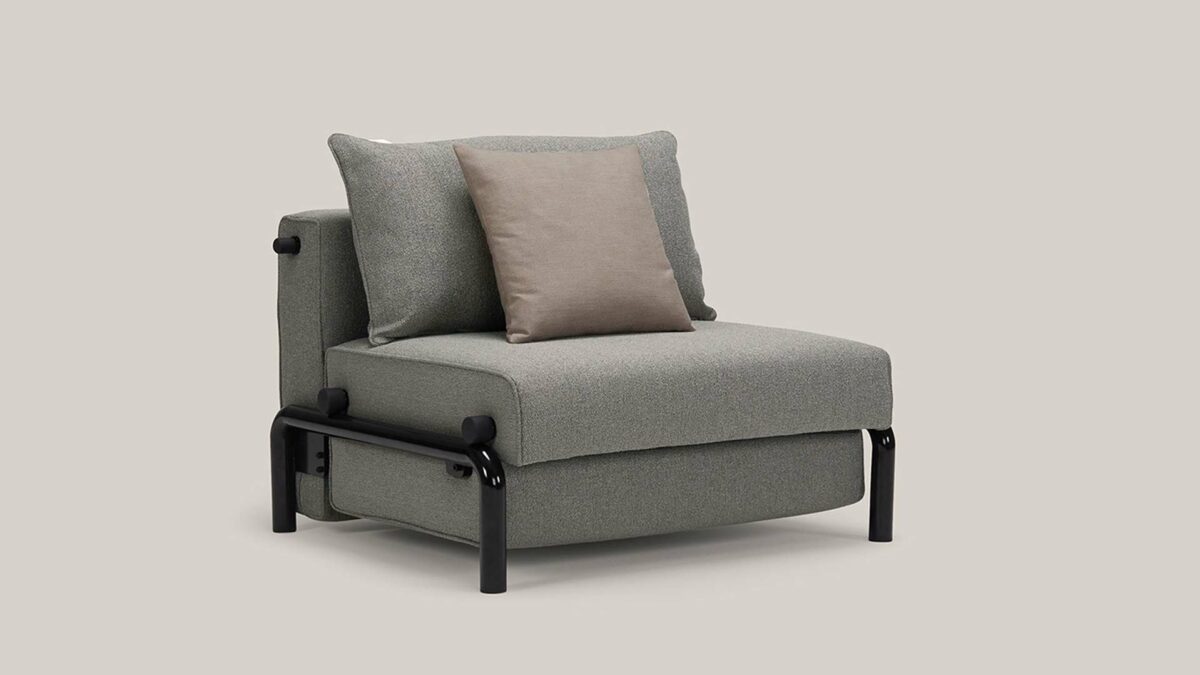 Ramone modern sofa bed Single, shown as a chair