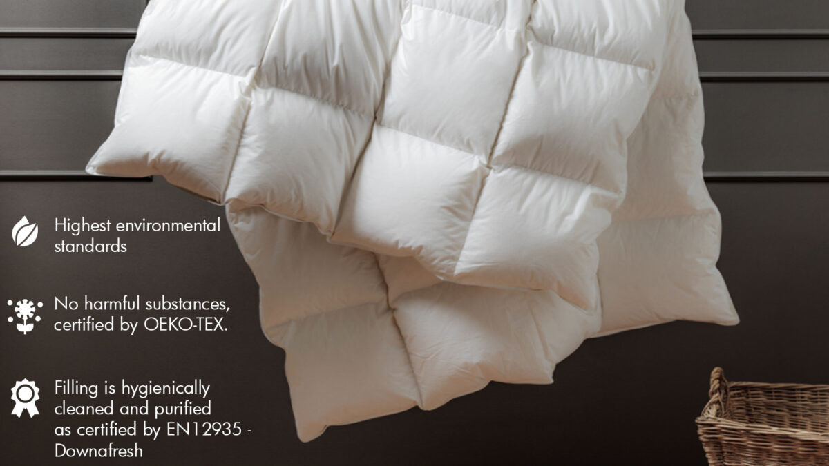 luxury OEKO-TEX certified Canadian Goose Down duvet