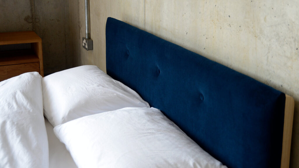 eco velvet iona headboard