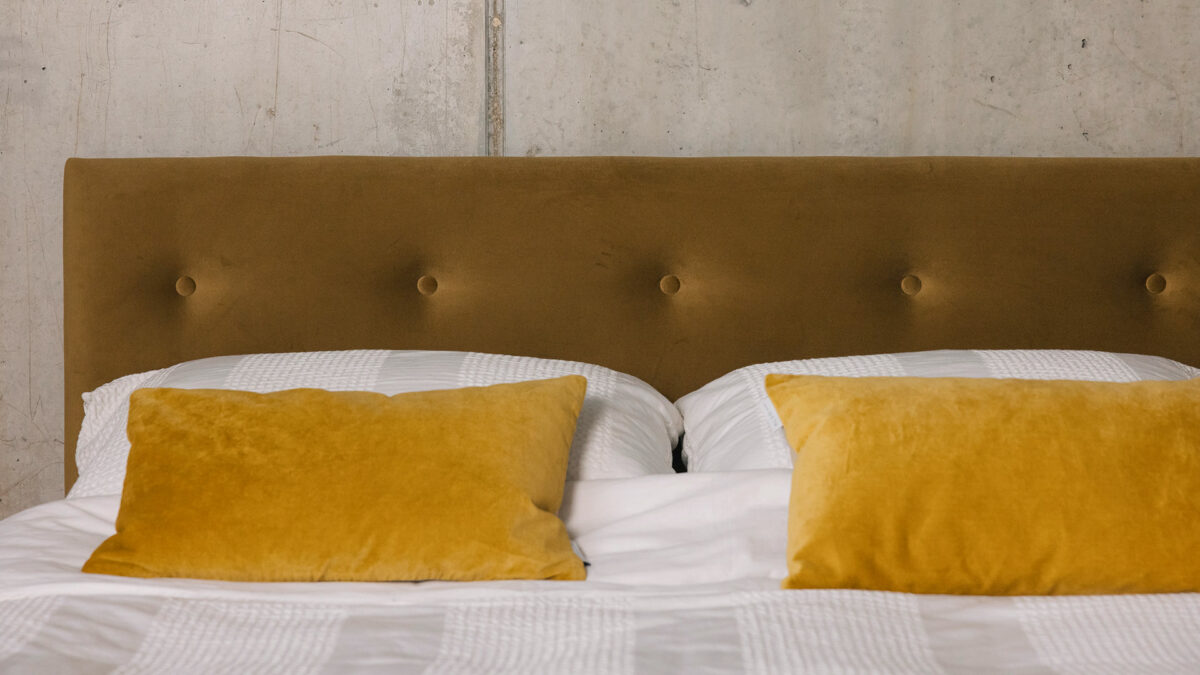 eco velvet upholstered headboard