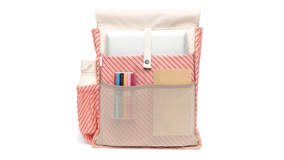 Recycled Polyester Slim Backpacks - 3 Colours - Image 6