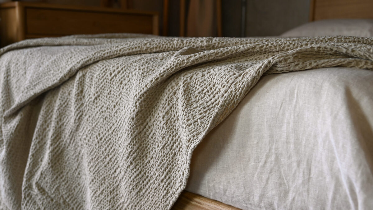Textured Stonewash Cotton Bedspreads - Image 9