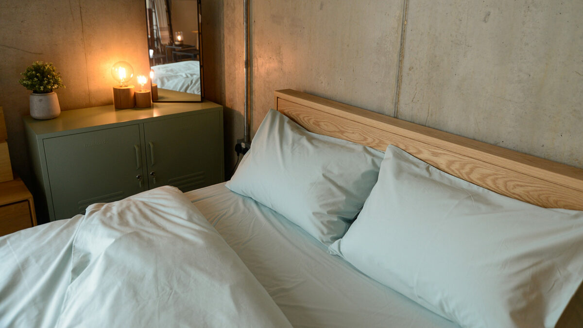 egyptian cotton duck egg with fitted sheet