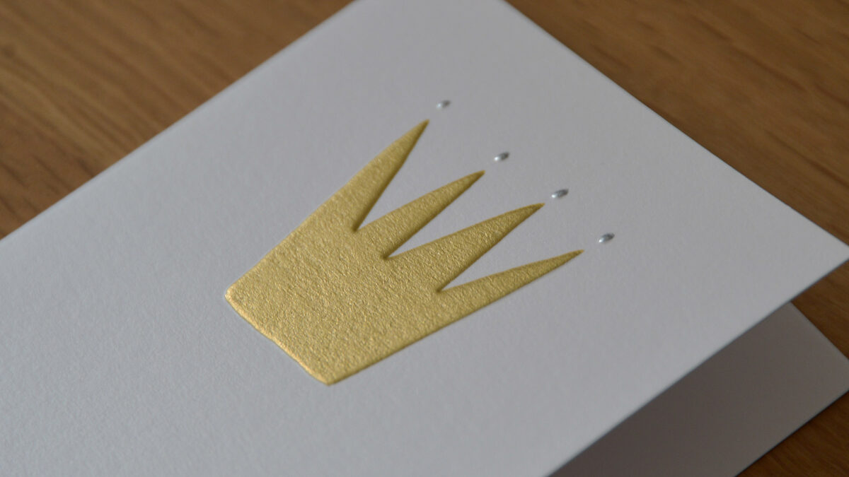 Gold Embossed Card Set - Image 5