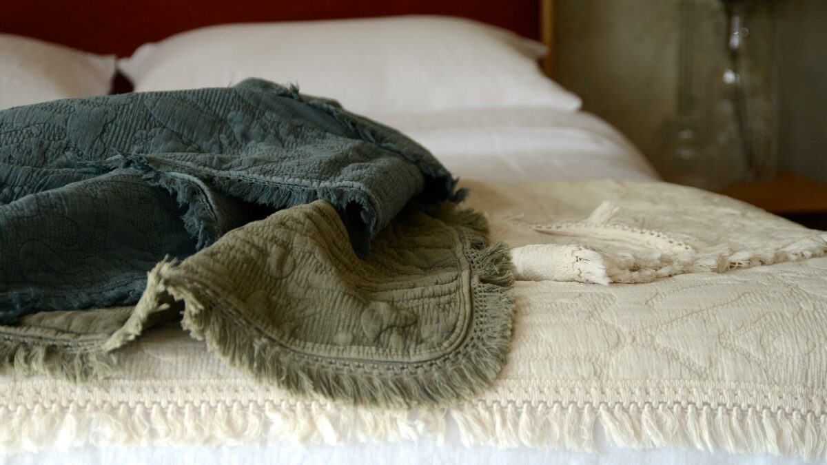 embroidered throws