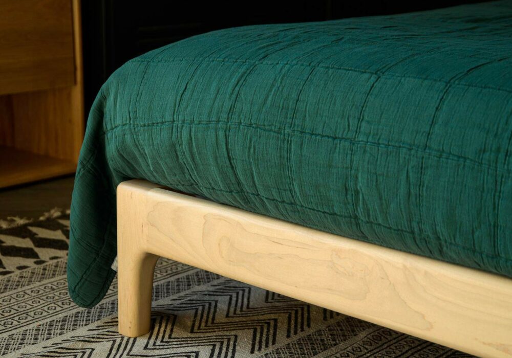 Large Quilted Throws 2 Colours Natural Bed Company