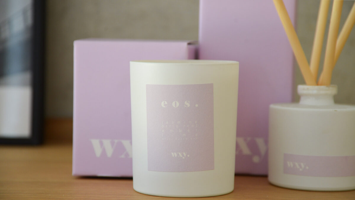 eos scented diffuser and candle