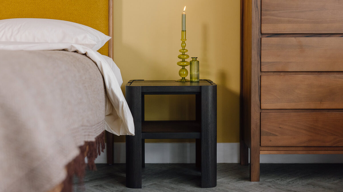 Ethnicraft Panel Side Table - Varnished Teak