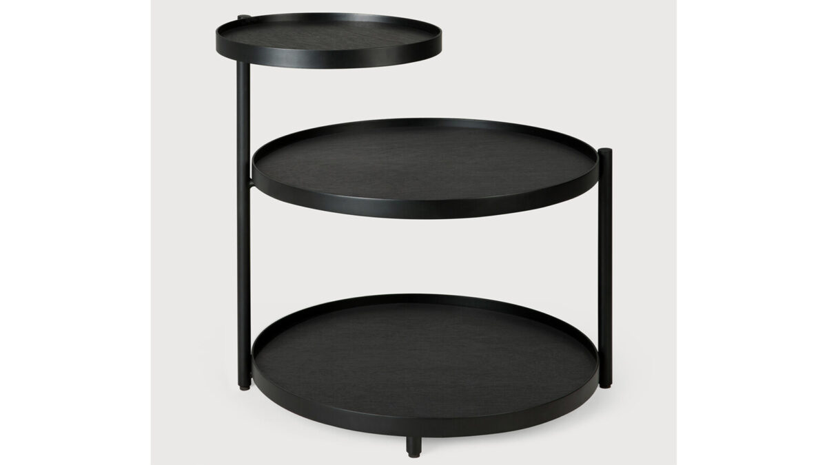ethnicraft swivel side table
