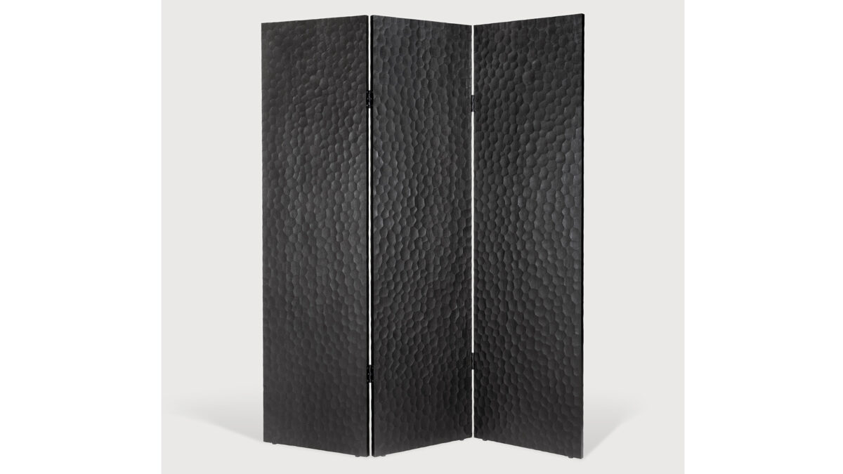 ethnicraft Chopped room divider varnished mahogany black