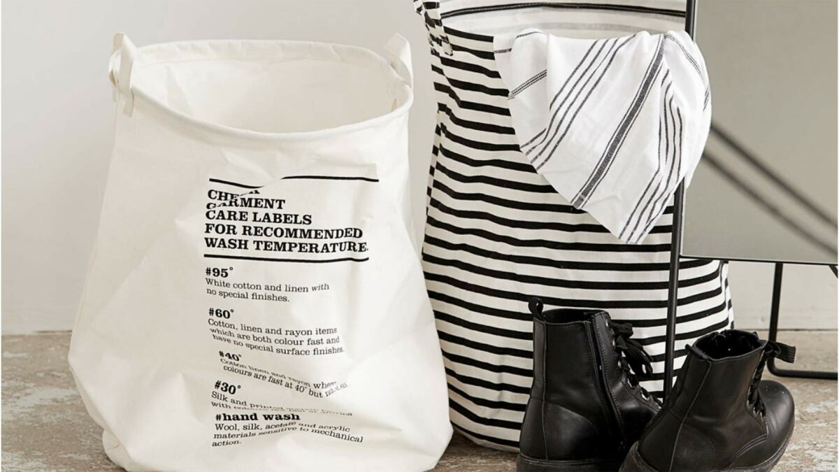 fabric laundry hamper care instructions