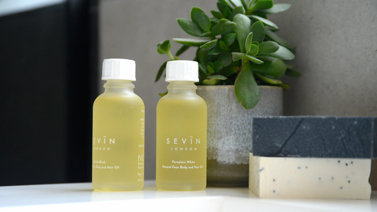 Sevin luxury scented face, hair and body oils in 2 fragrances