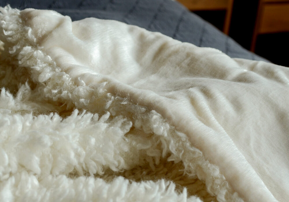 Faux Alpaca Throw Throws & Blankets Natural Bed Company