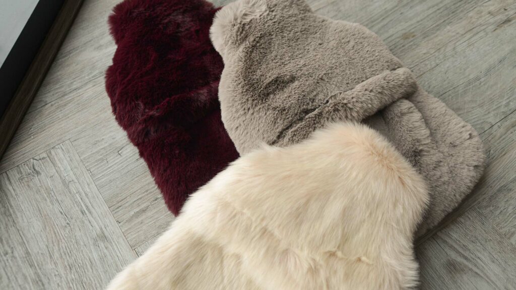 luxury softest faux fur hot water bottles in a choice of colour