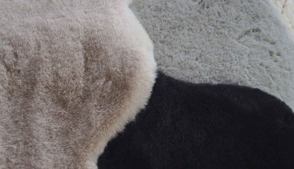 faux sheepskin throws rugs three colours