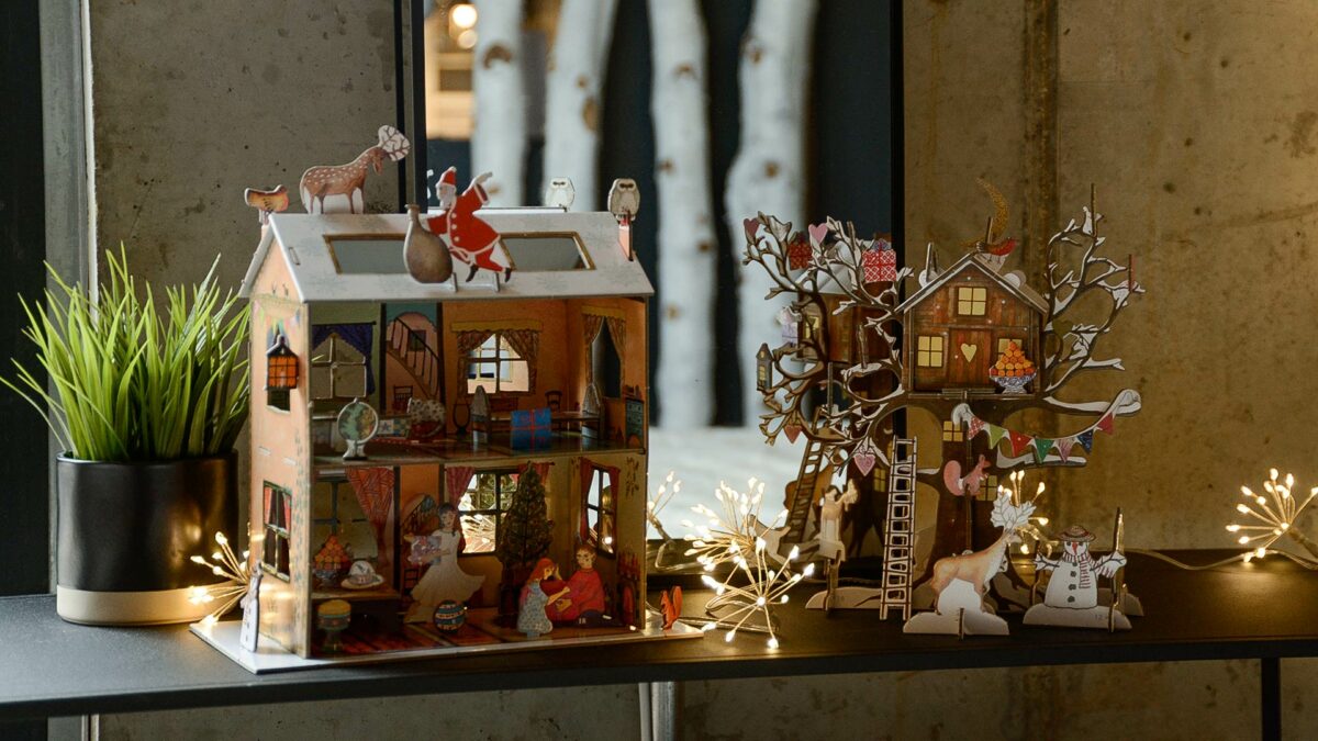 flat pack advent cards both options