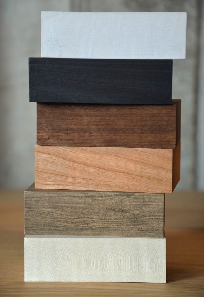 Modern clocks - wood finishes