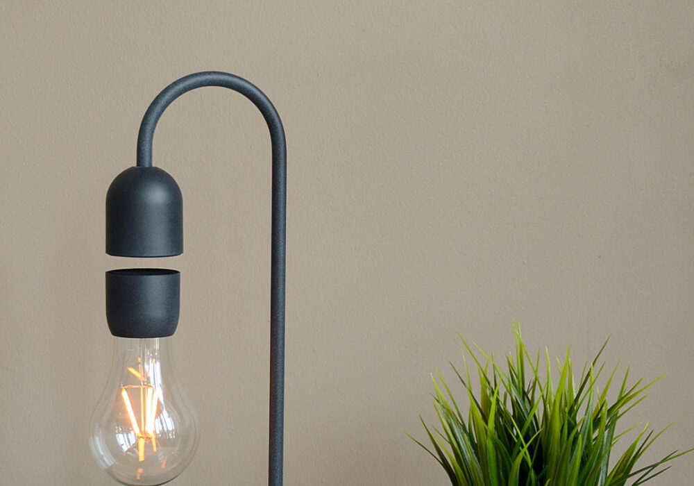 floating lamp portrait
