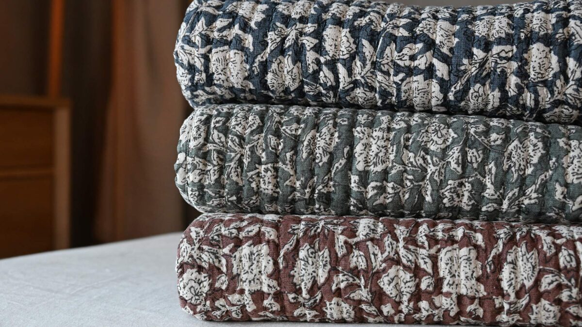 Floral Oversized Quilted Throws