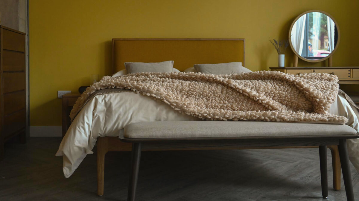 Faux Sheepskin Throw