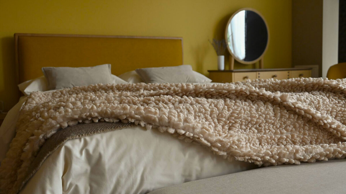 Faux Sheepskin Throw - Image 3