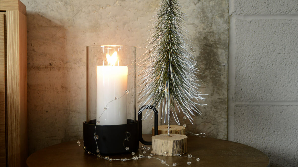 christmas bedside table