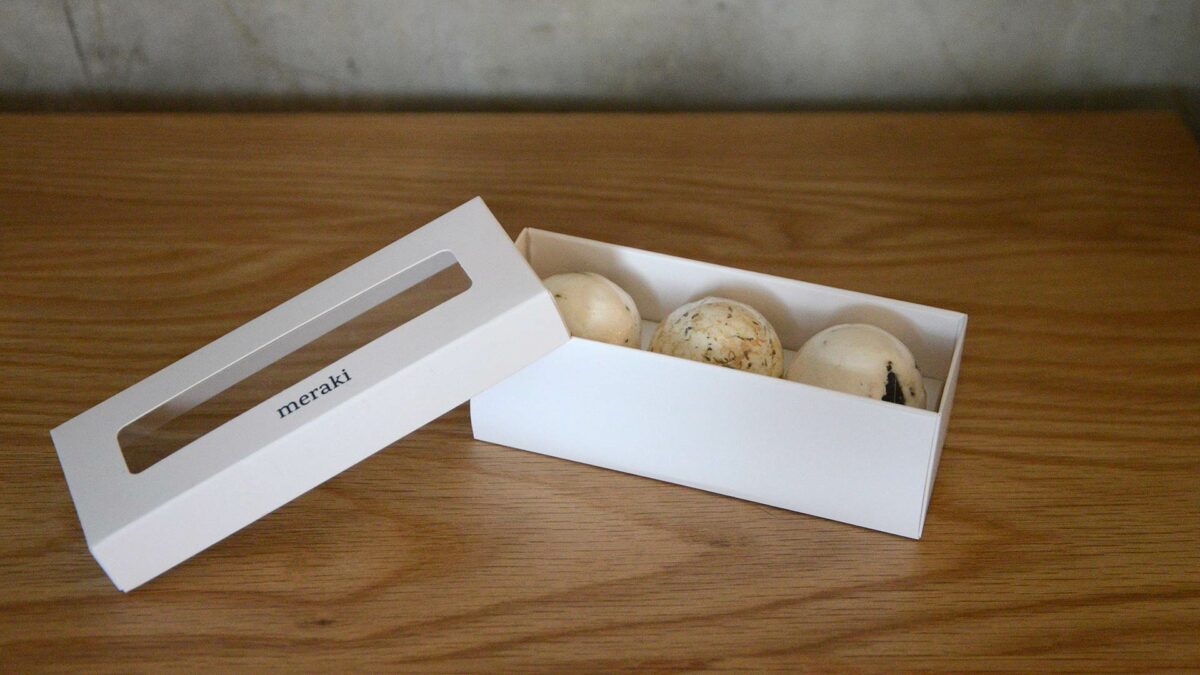 gift box of bath melts