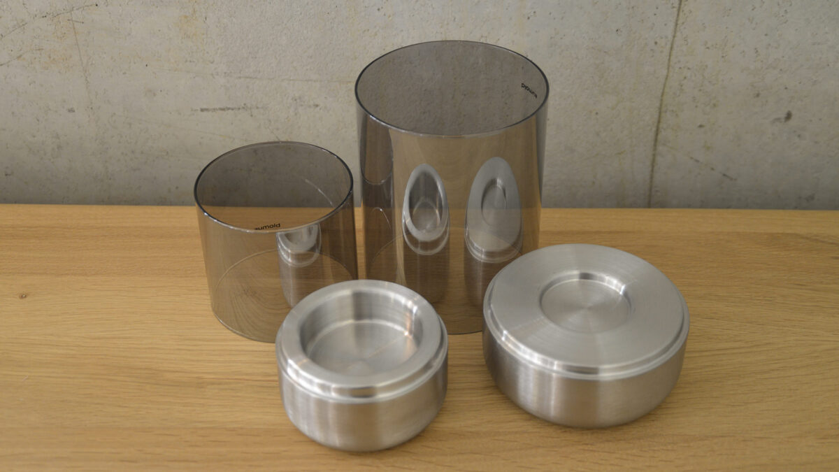 Stainless Steel & Glass Candleholders - Image 5