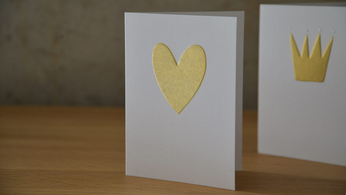 Gold Embossed Card Set - Image 2