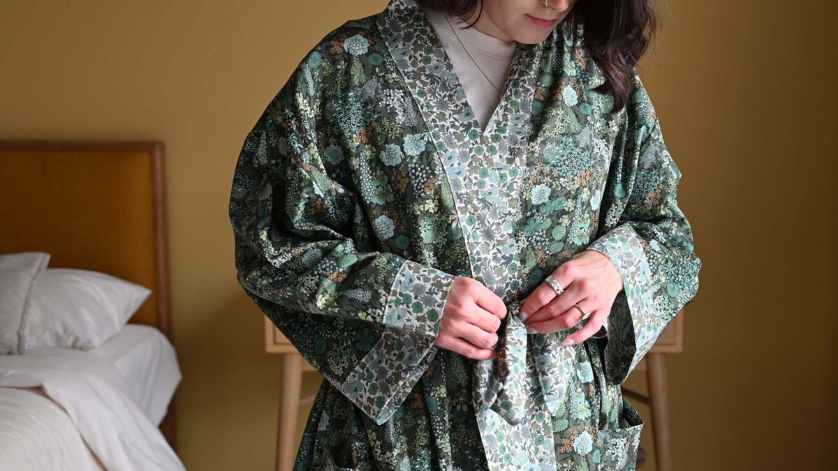 Luxury Patterned Kimonos in Liberty Fabrics - 3 Colours - Image 13