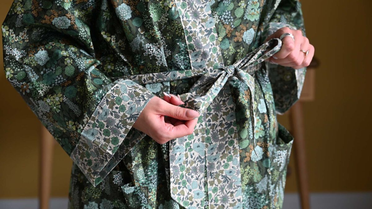 Luxury Patterned Kimonos in Liberty Fabrics - 3 Colours - Image 7