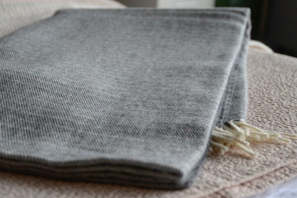 luxury grey blanket