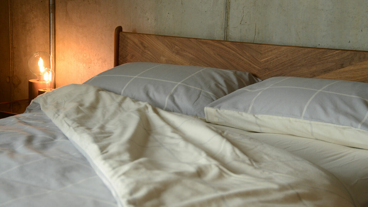 grey and ivory bedding brushed cotton reversible