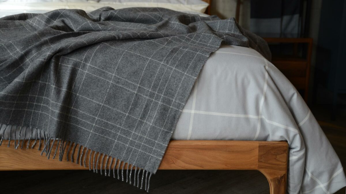 contemporary merino lambswool throws